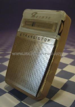 6 Transistor Radio ZR-740; Zephyr Co., Ltd.; (ID = 1037375) Radio