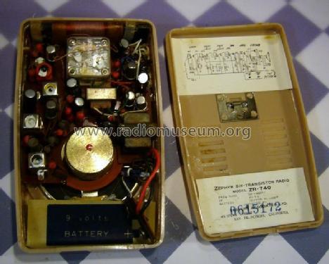 6 Transistor Radio ZR-740; Zephyr Co., Ltd.; (ID = 1037376) Radio