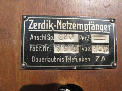 Binoflex RG73; Zerdik; Wien (ID = 471101) Radio