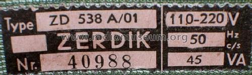 ZD538A/01; Zerdik; Wien (ID = 595886) Reg-Riprod