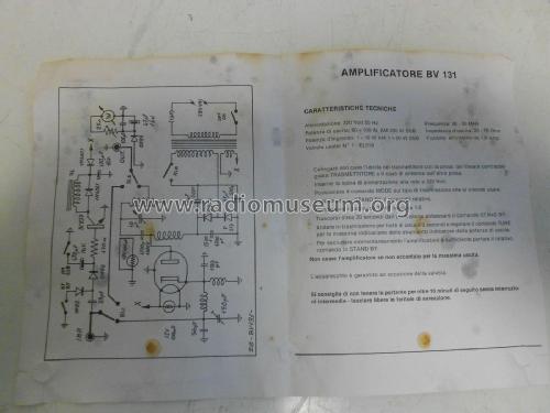 High Performance BV131; Zetagi S.p.A.; (ID = 2230250) HF-Verst.