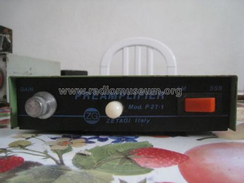 Preamplifier P27-1; Zetagi S.p.A.; (ID = 1660580) Ampl. RF