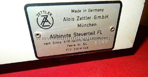 Alibi-Nota Steuerteil FL S110; Zettler, Alois; (ID = 2672107) Telephony