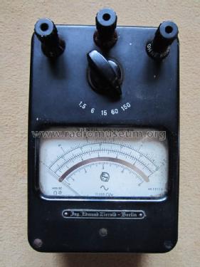 Ventil-Voltmeter BZ; Zierold, Ing. Edmund (ID = 1683774) Equipment