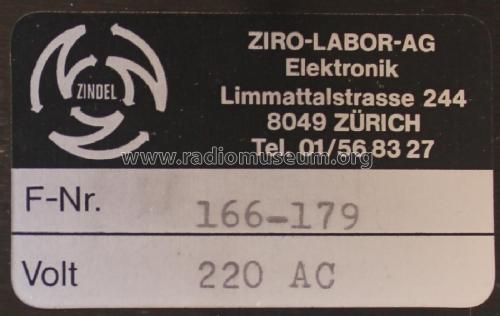 Ziro-Test U12; Ziro-Labor AG; (ID = 3004470) Equipment