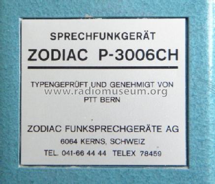 Sprechfunkgerät P-3006CH; Zodiac Funksprechger (ID = 1420824) Commercial TRX