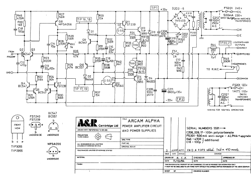 Integrated Stereo Amplifier Alpha; A&R Cambridge Ltd. (ID = 3042788) Ampl/Mixer