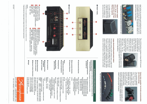 Class A Stereo Power Amplifier A-20; Accuphase Laboratory (ID = 2084468) Ampl/Mixer