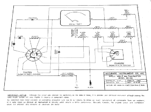 Dwell Tachometer BT-162; Accurate Instrument (ID = 2771176) Equipment