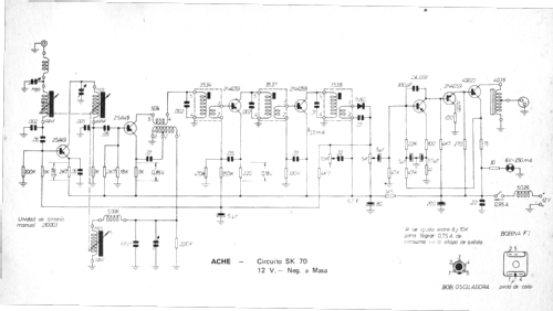 SK70; ACHE Electrónica S.A (ID = 2651999) Car Radio