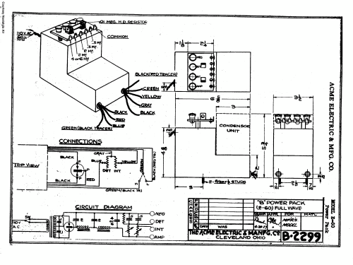 Power Pack E-60 ; Acme Electric & (ID = 234149) Radio