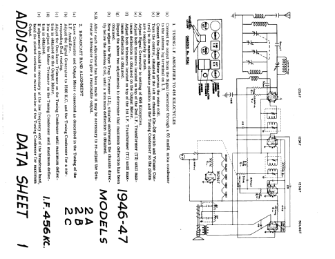 2C Ch= R5A1; Addison Industries, (ID = 192105) Radio