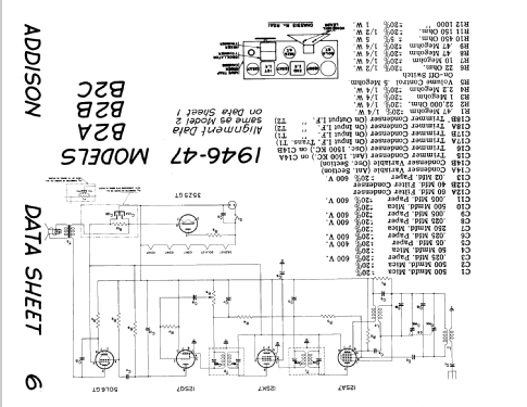 B2A Ch= R5A1; Addison Industries, (ID = 192077) Radio