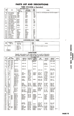 121K16A Ch= 22M1; Admiral brand (ID = 3092727) Television