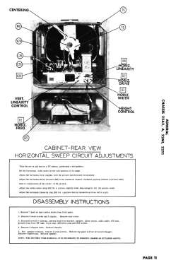 121M11A Ch= 22M1; Admiral brand (ID = 3092770) Television