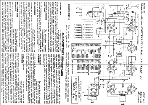 139 Ch = 11A; Admiral brand (ID = 467471) Radio