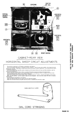 16R11 Ch= 21B1; Admiral brand (ID = 2810606) Television