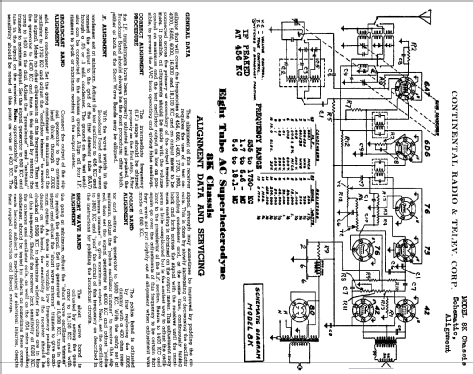 190 Ch = 8K; Admiral brand (ID = 465428) Radio