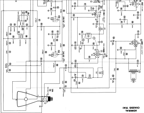 19A11SN Ch= 19A1; Admiral brand (ID = 672413) Television