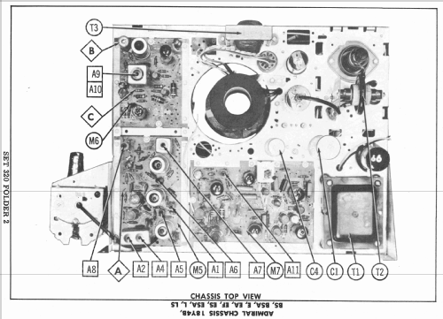 23A6 Ch= 18Y4E; Admiral brand (ID = 2255556) Television