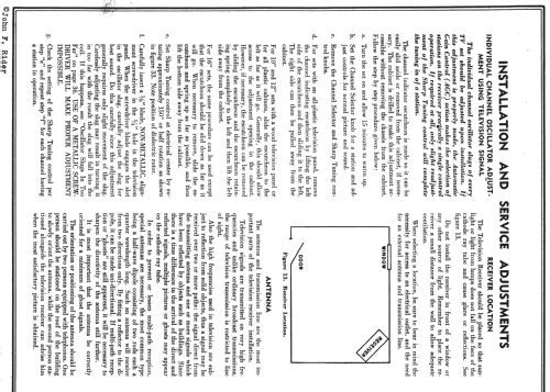 24A12 Ch=20A1; Admiral brand (ID = 746310) Television