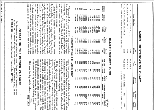 24X16 Ch= 20X1 + 4L1; Admiral brand (ID = 748362) Fernseh-R