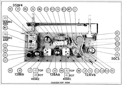 296 Ch= 5F4; Admiral brand (ID = 794347) Radio