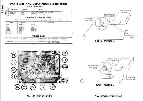 303 Ch= 6B3; Admiral brand (ID = 726624) Radio