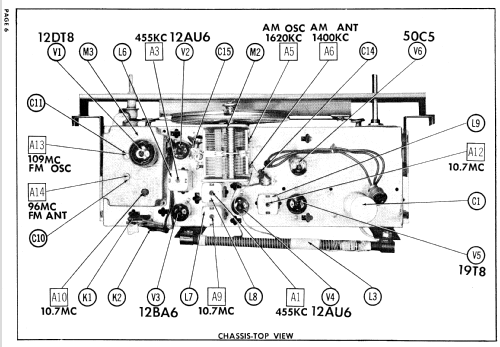 303 Ch= 6B3; Admiral brand (ID = 726625) Radio