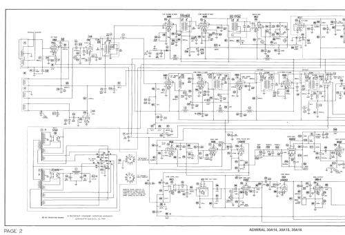 30A14 Ch= 30A1; Admiral brand (ID = 1505105) Television