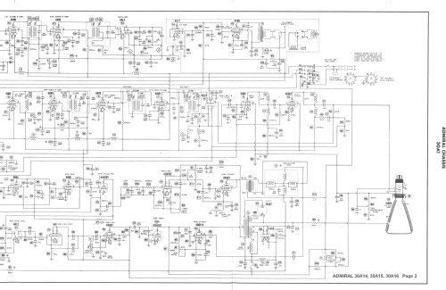 30A14 Ch= 30A1; Admiral brand (ID = 1505106) Television