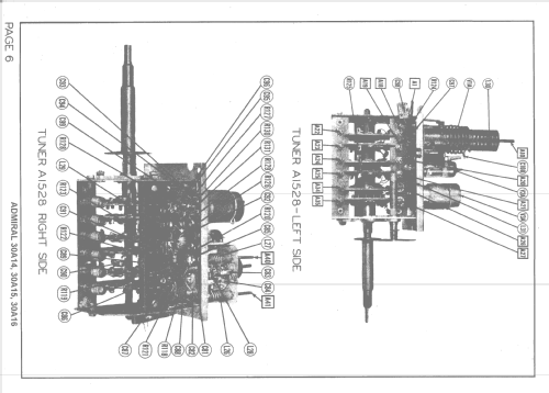 30A14 Ch= 30A1; Admiral brand (ID = 1505113) Television