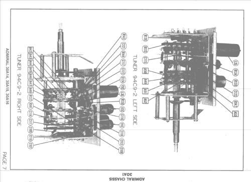 30A14 Ch= 30A1; Admiral brand (ID = 1505114) Television