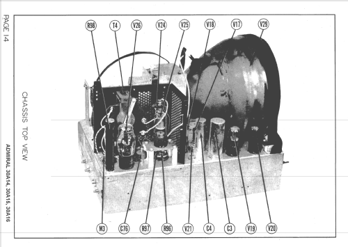 30A14 Ch= 30A1; Admiral brand (ID = 1505120) Television