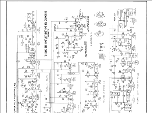 39X17 Ch = 24G1 + 5B2; Admiral brand (ID = 1614175) TV Radio