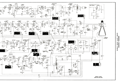 47M35 Ch= 21Z1 Runs 1 thru 26; Admiral brand (ID = 3083071) Television