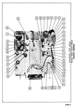 47M35 Ch= 21Z1 Runs 1 thru 26; Admiral brand (ID = 3083080) Television