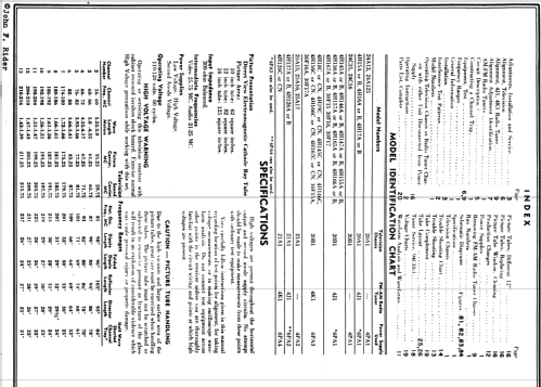 4H15 Ch= 20A1; Admiral brand (ID = 751082) TV Radio