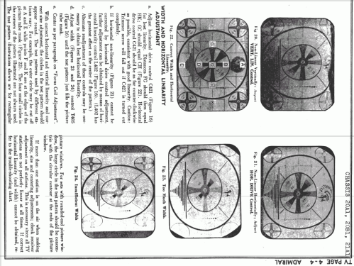 4H15 Ch= 20A1; Admiral brand (ID = 751089) TV Radio