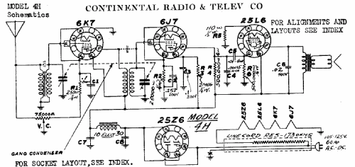 4H ; Admiral brand (ID = 462815) Radio