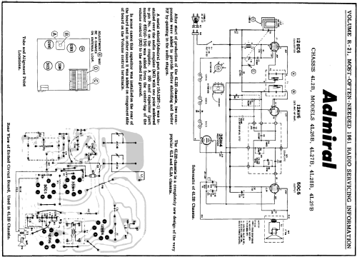 4L26B Ch= 4L2B; Admiral brand (ID = 141683) Radio