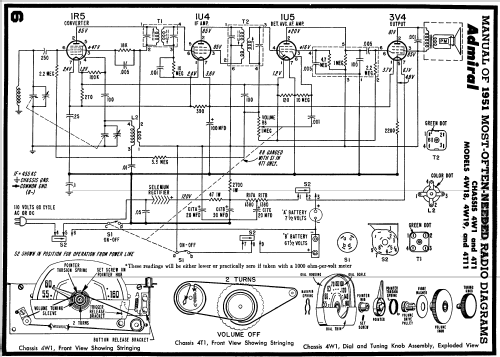 4W18 Ch= 4W1; Admiral brand (ID = 118075) Radio