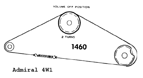 4W18 Ch= 4W1; Admiral brand (ID = 243159) Radio