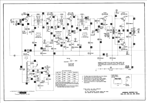 566 Ch= 8S1; Admiral brand (ID = 602813) Radio