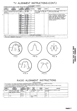 57M10 Ch= 21Z1A Runs 1 thru 26; Admiral brand (ID = 3083576) Television