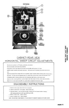 57M10 Ch= 21Z1A Runs 1 thru 26; Admiral brand (ID = 3083580) Television