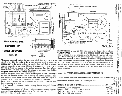 5B ; Admiral brand (ID = 462895) Radio