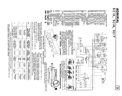 5C15 ; Admiral brand (ID = 193405) Radio