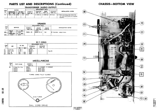 5E21 Ch= 5E2; Admiral brand (ID = 351464) Radio