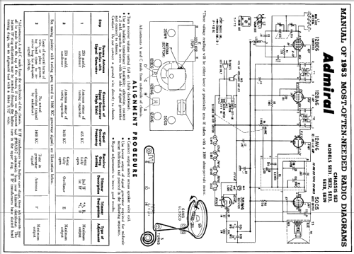 5E33 Ch= 5E3; Admiral brand (ID = 160147) Radio